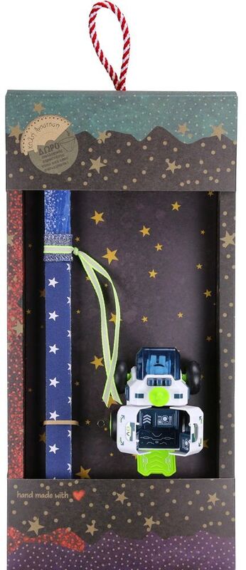 Λαμπάδα Rocket Space Όχημα Green (LA26022E)