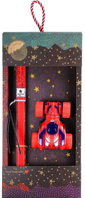 Λαμπάδα Formula Rotation Κόκκινο (LA26023C)