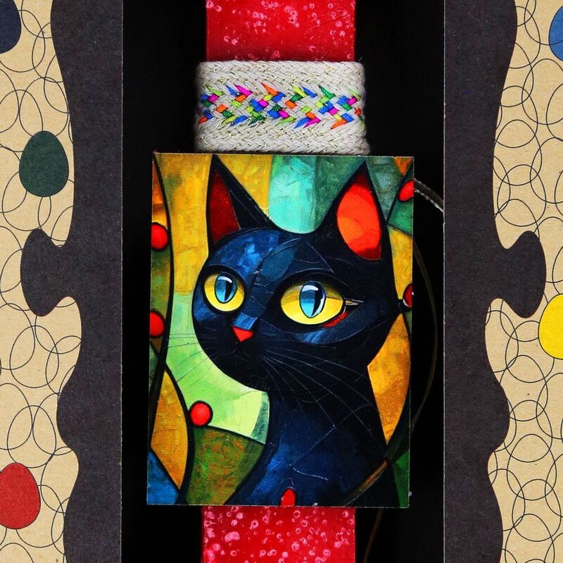 Λαμπάδα Μαγνητάκι Pet Γάτα Πρόσωπο (LA26031C) φωτογραφία