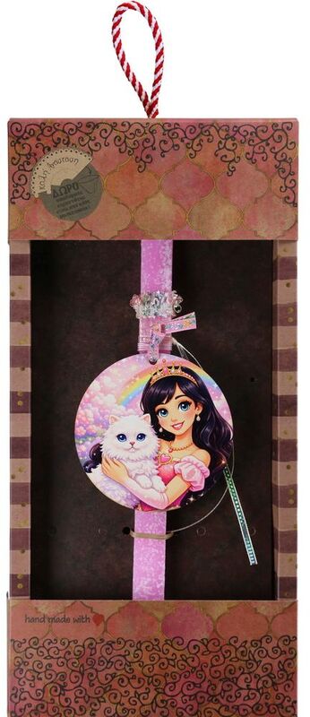 Λαμπάδα Πριγκίπισσα Με Γατούλα (LA26033C)