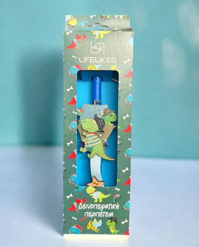 LifeLikes Λαμπάδα Lifelikes Dino Πειρατής (04.21.00.000.6573)