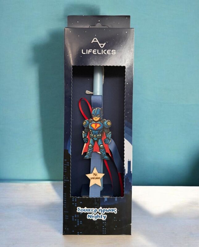 Λαμπάδα Lifelikes ΜΜ Σούπερ Ήρωας Nighty (04.21.00.000.7198)