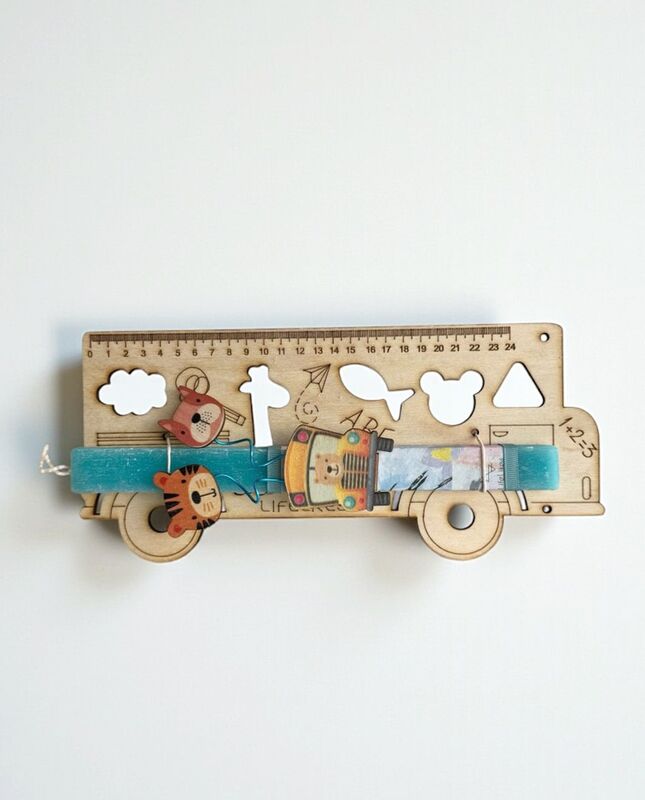 Λαμπάδα Lifelikes Χάρακας Σχολικό Stencil (04.21.00.000.7235)