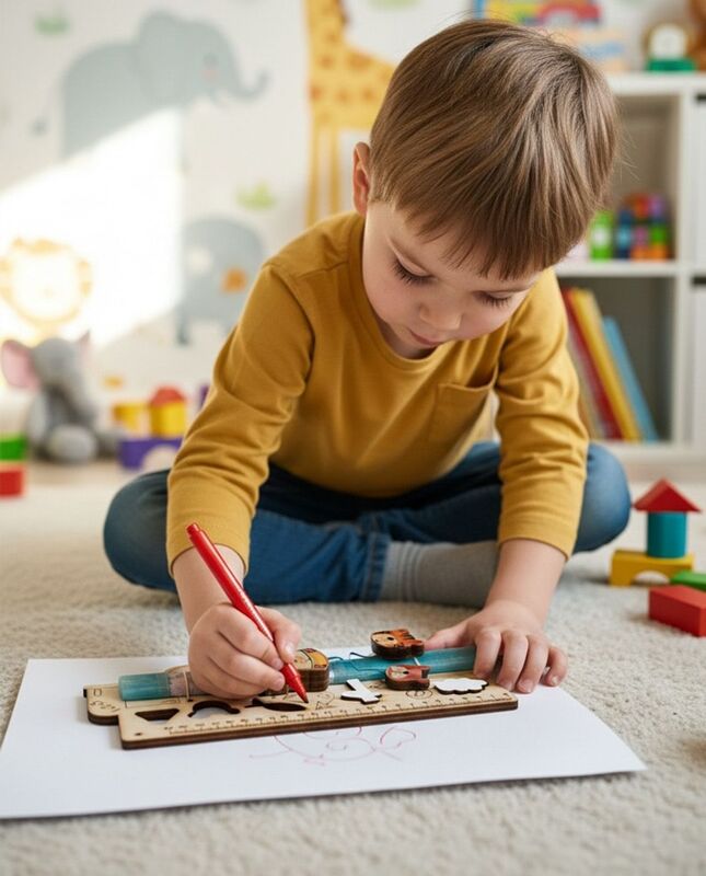 Λαμπάδα Lifelikes Χάρακας Σχολικό Stencil (04.21.00.000.7235) φωτογραφία