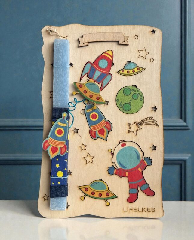 LifeLikes Λαμπάδα Lifelikes Μοντεσσόρι Διάστημα (04.21.00.000.7240)