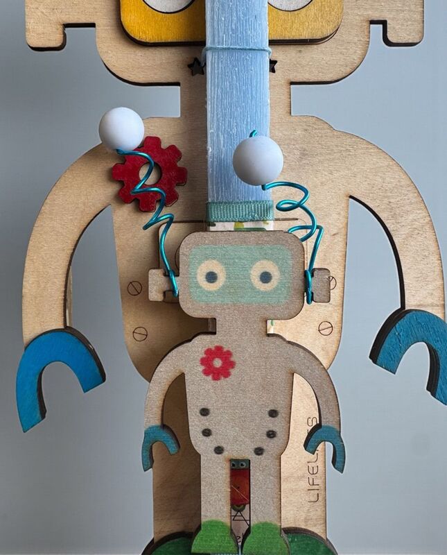 Λαμπάδα Lifelikes Ρομπότ Πολύχρωμο (04.21.00.000.7244) φωτογραφία