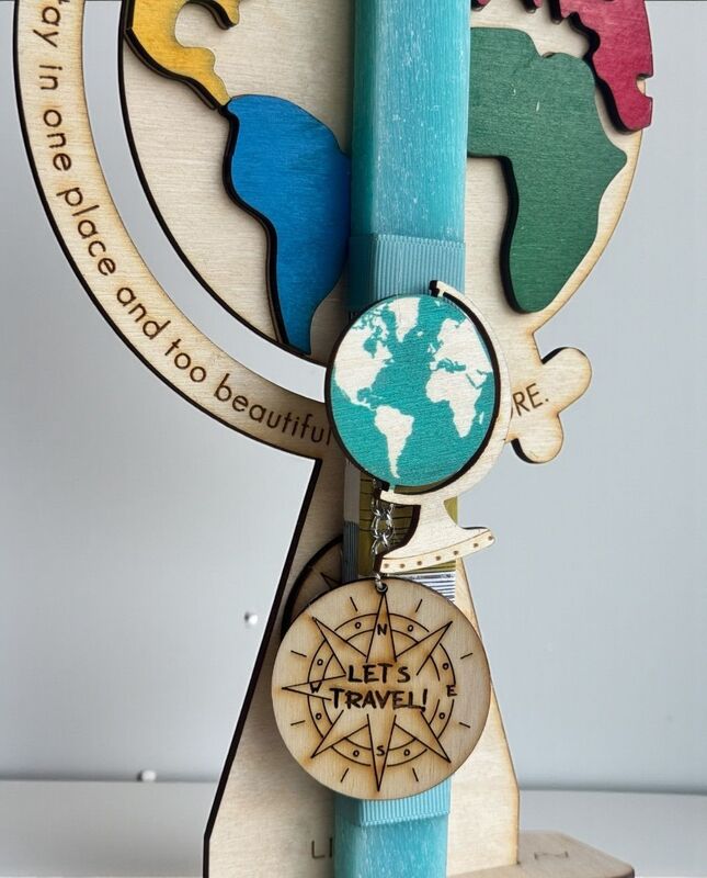 Λαμπάδα Lifelikes Υδρόγειος (04.21.00.000.7253) φωτογραφία