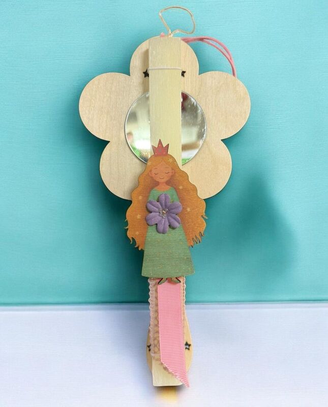 Λαμπάδα Lifelikes Καθρεφτάκι Λουλουδένια (04.21.00.000.7317)