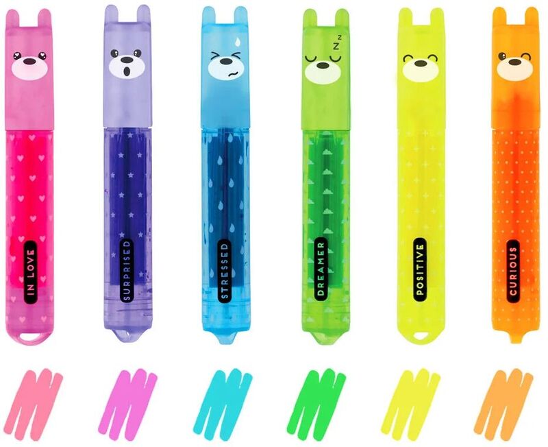 Legami Mini Highlighters-Teddy's Mood (MH0003)