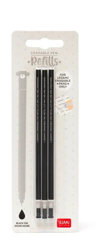 Legami Refill Erasable Pen-Black (REFEP0004)
