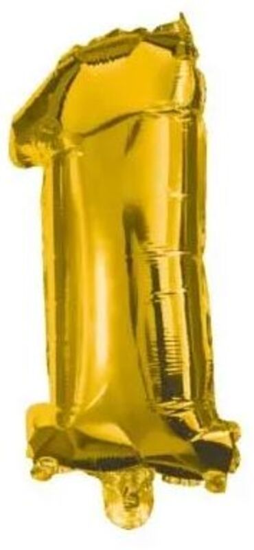 Foil Μπαλόνια Χρυσά No1 85cm(91185)