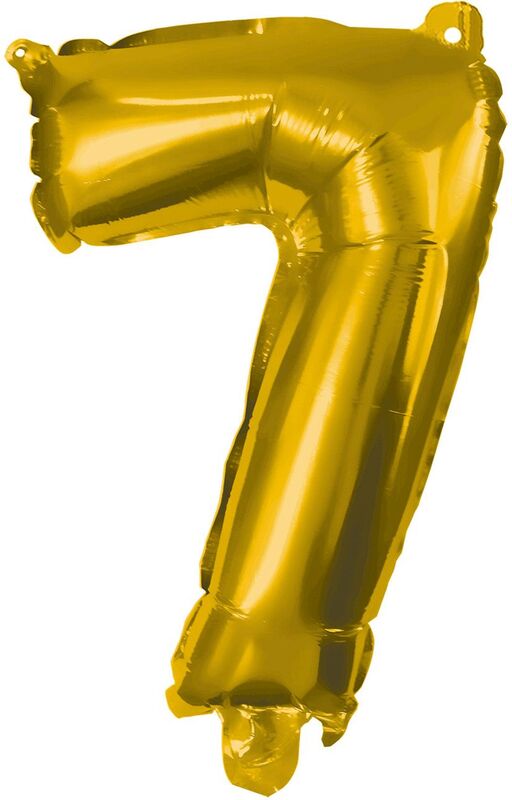 Foil Μπαλόνια Χρυσά No7 85cm (91191)