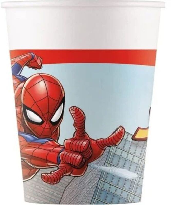Ποτήρια Spiderman Crime Fighter 8Τμχ (93864)