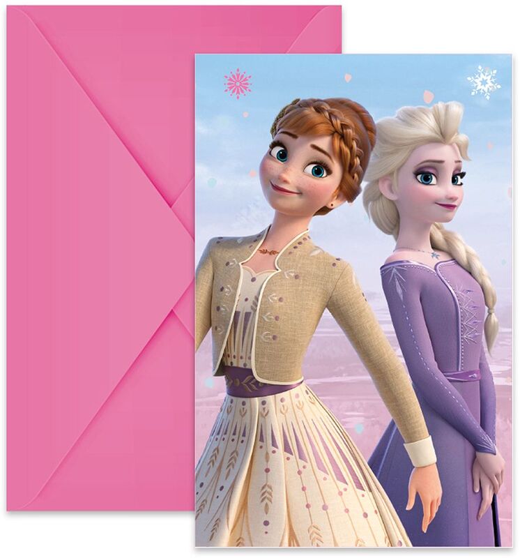 Προσκλήσεις Frozen II Wind Spirit 6Τμχ (94057)