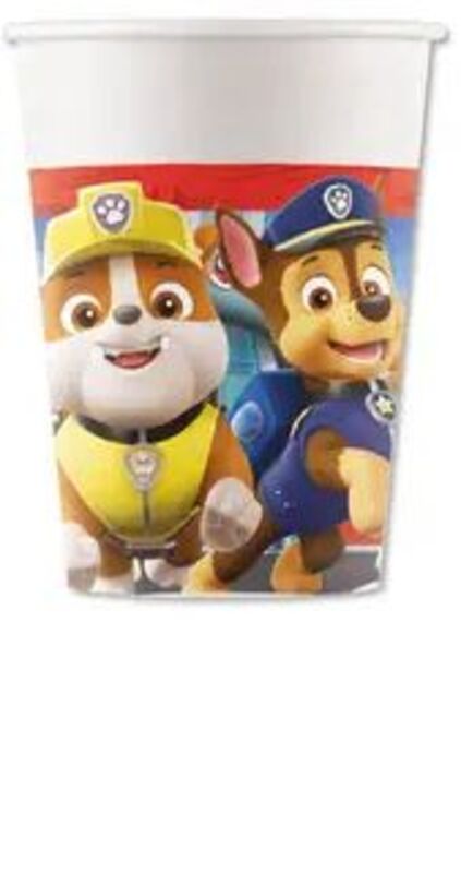 Ποτήρια Χάρτινα Paw Patrol Rescue Heroes 200ml 8Τμχ (95598)