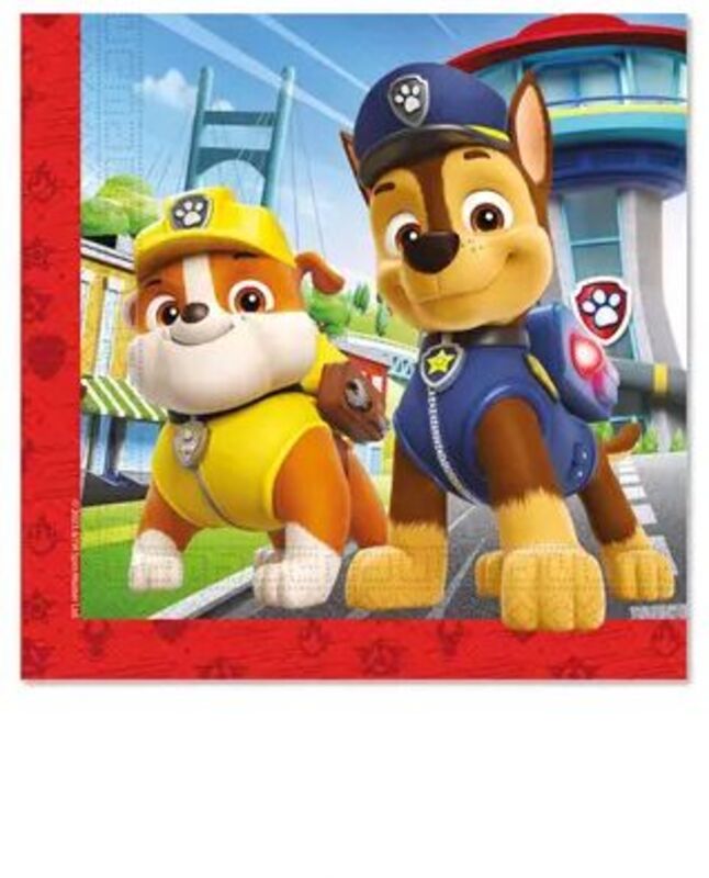 Χαρτοπετσέτες 33X33 Paw Patrol Rescue Heroes 20Τμχ (95599)