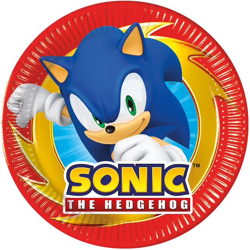 Πιάτα Μεσαία Sonic 20cm 8Τμχ (95646)
