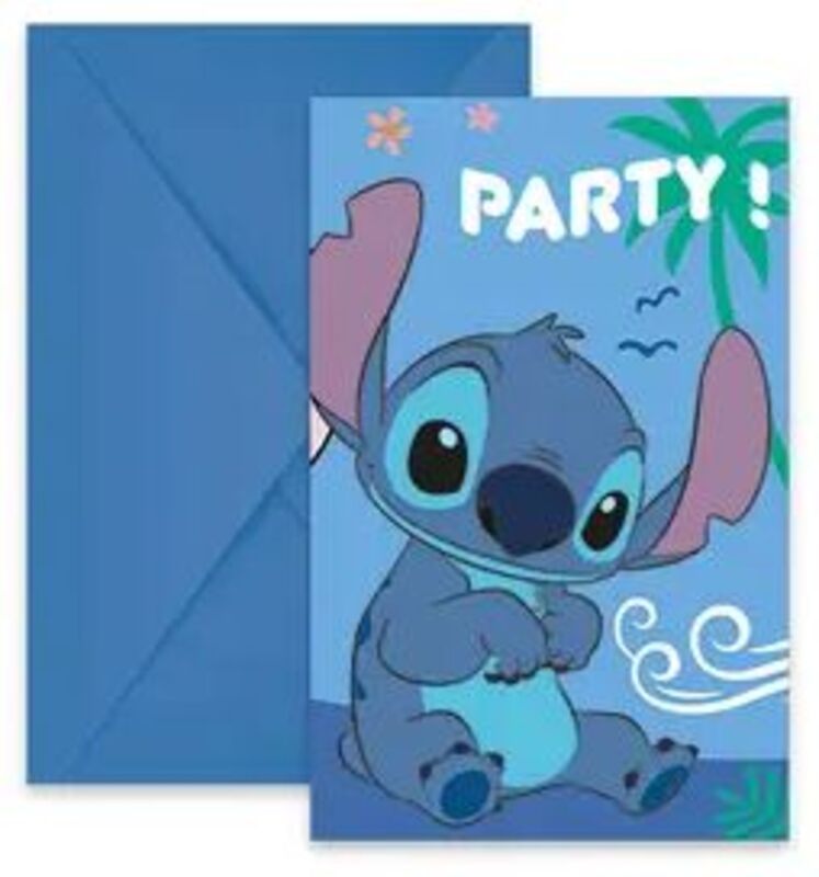 Προσκλήσεις Sticth & Angel 6Τμχ (96917)