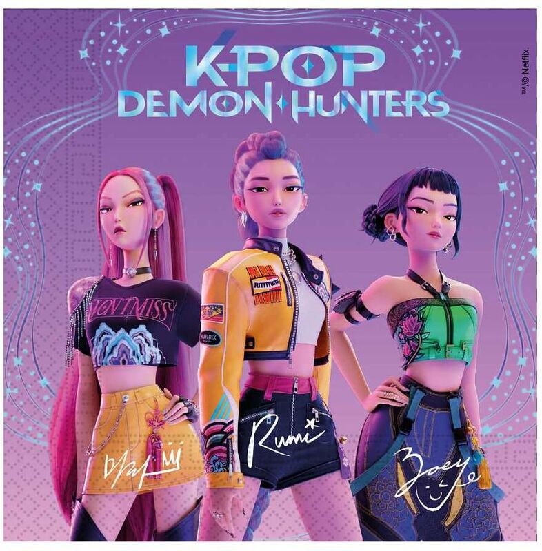 Χαρτοπετσέτες 33X33 K-Pop Demon Hunters 20Τμχ (98641)
