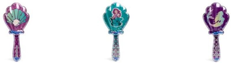 Martinelia Let's Be Mermaids Shell Hair Brush-3 Σχέδια-1Τμχ (LL-90034)