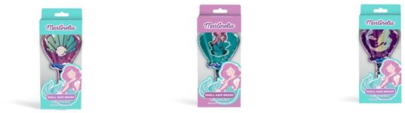 Martinelia Let's Be Mermaids Shell Hair Brush-3 Σχέδια-1Τμχ (LL-90034) - φωτογραφία 2