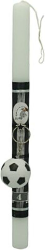 Λαμπάδα Μπρελόκ Μπάλα Φουσκωτή Μαύρη (26-746)