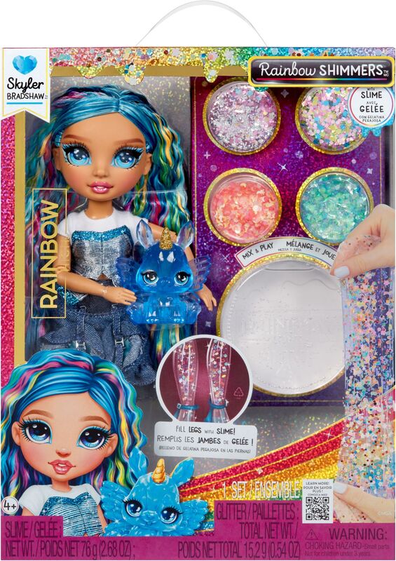 Rainbow High Shimmers Κούκλα & Slime-Skyler (122418EU) - φωτογραφία 2