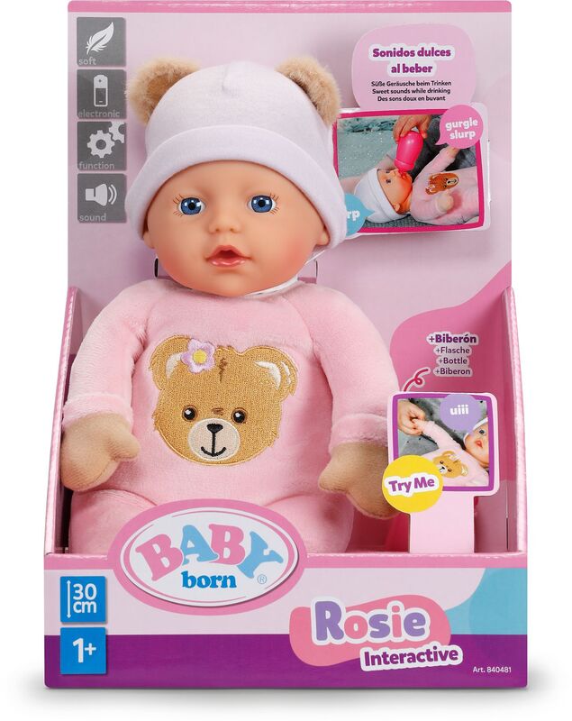 Baby Born Διαδραστική Κούκλα Με Ήχους 30cm (840481-116725) - φωτογραφία 2