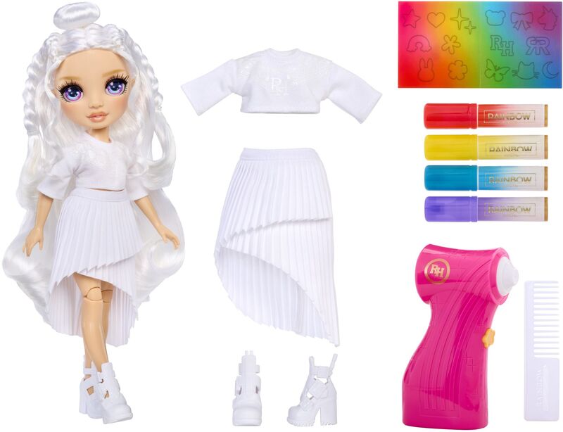 Rainbow High Airbrush & Create Fashion Κούκλα-Purple Eyes (543350EUC) - φωτογραφία 6