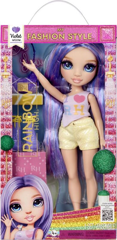 Rainbow High My Fashion Style Κούκλα-Violet (547563EUC) - φωτογραφία 2