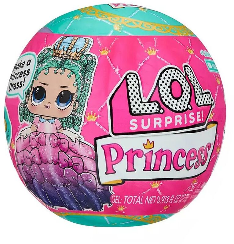 L.O.L Surprise Πριγκιπικά Φορέματα-8 Σχέδια-1Τμχ (542193EUC)