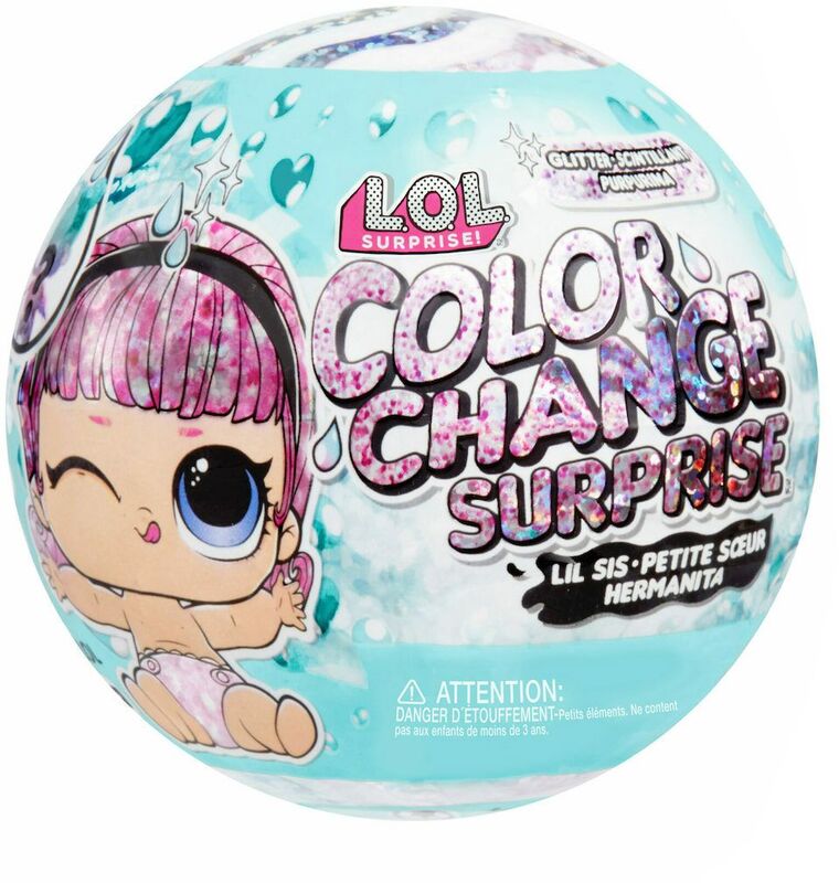 L.O.L Surprise Glitter Color Change Κούκλα Αδερφούλα-1Τμχ (585305EUC)