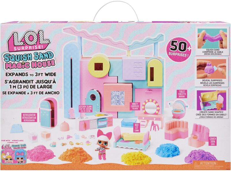 L.O.L Surprise Squish Sand Μαγικό Σπιτάκι Με Αδερφούλα (593218EUC) φωτογραφία