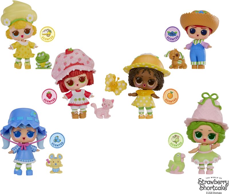 L.O.L Surprise Loves Strawberry Shortcake Κούκλα-6 Σχέδια-1Τμχ (596530EUC) - φωτογραφία 3