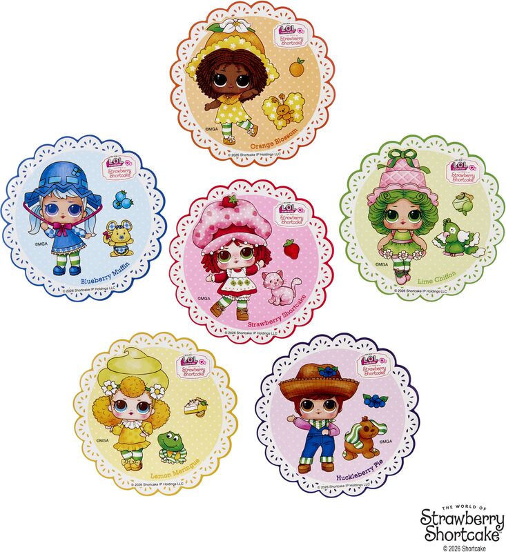 L.O.L Surprise Loves Strawberry Shortcake Κούκλα-6 Σχέδια-1Τμχ (596530EUC) - φωτογραφία 5