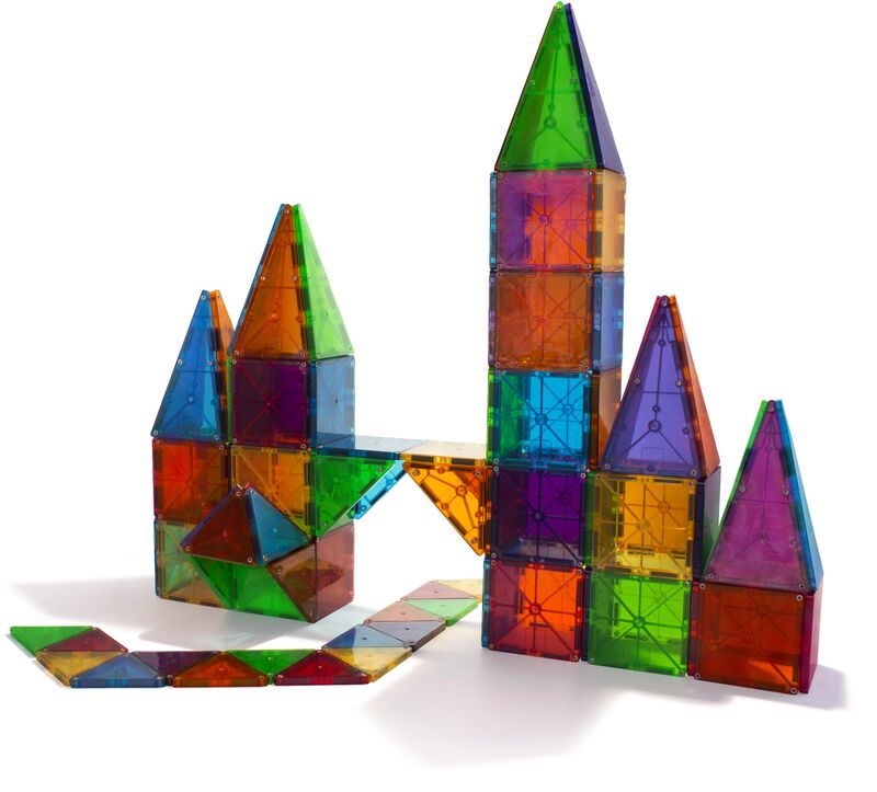 Magna-Tiles Clear Colors Set-100 Τμχ (04300) - φωτογραφία 7