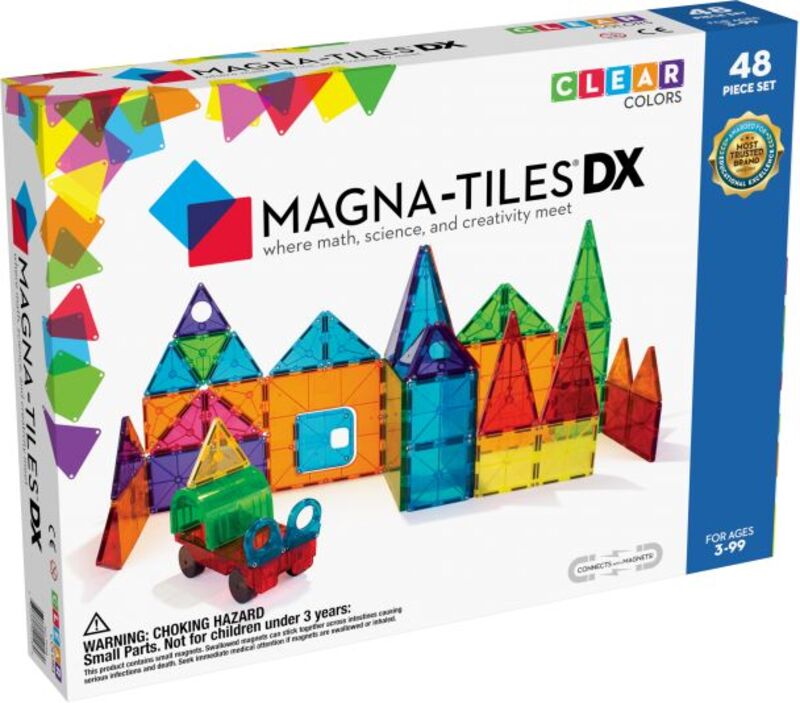 Magna-Tiles Clear Colors DX Set-48 Τμχ (12148)