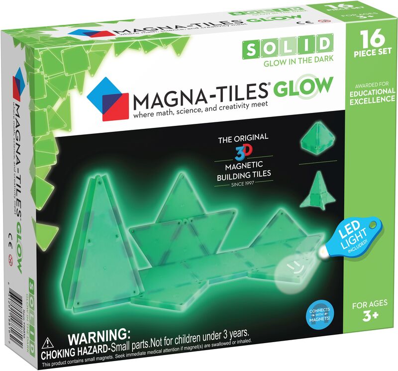 Magna-Tiles Glow Set-16 Τμχ (18816)