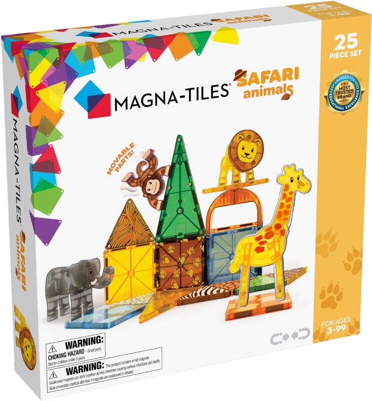 Magna-Tiles Safari Animals Set 25Τμχ (20925)