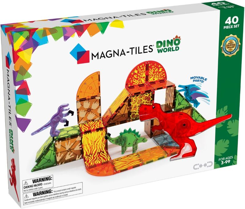 Magna-Tiles Dino World Set 40Τμχ (22840)
