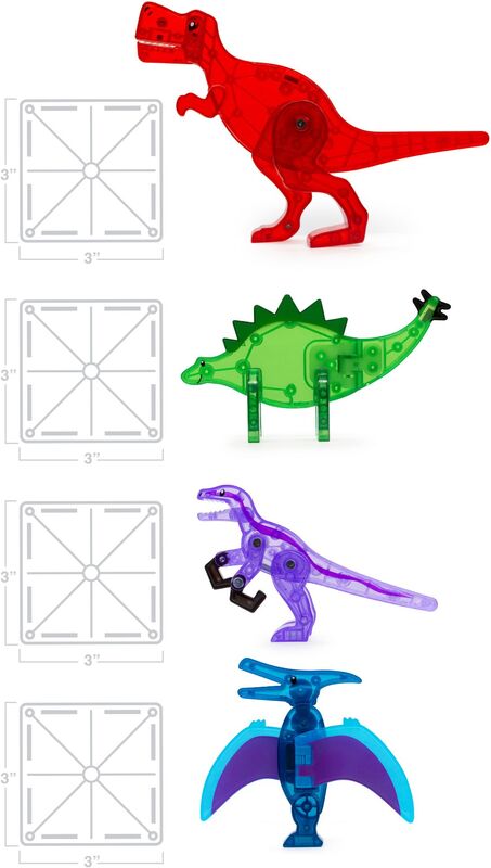 Magna-Tiles Dino World Set 40Τμχ (22840) - φωτογραφία 3