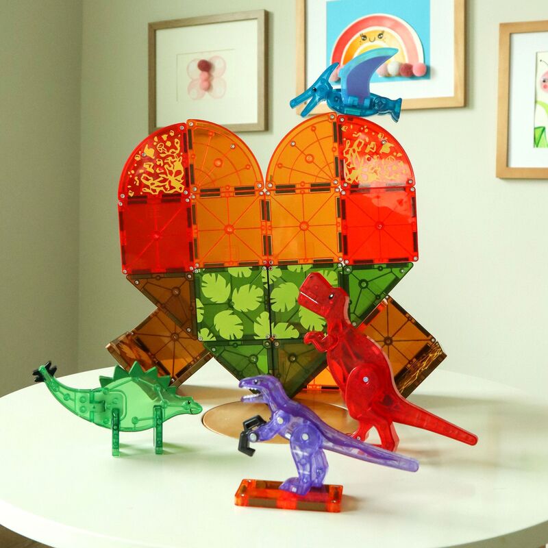 Magna-Tiles Dino World Set 40Τμχ (22840) - φωτογραφία 4