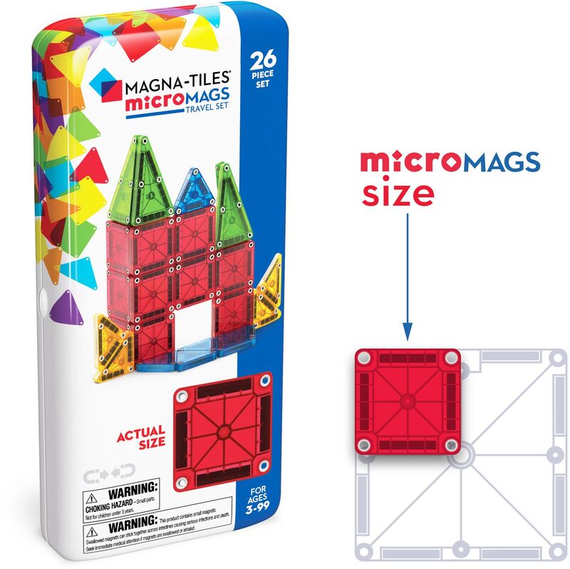 Magna-Tiles Micromags Travel Set 26Τμχ (244026) - φωτογραφία 4