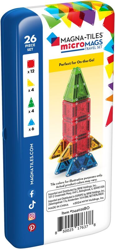 Magna-Tiles Micromags Travel Set 26Τμχ (244026) - φωτογραφία 7