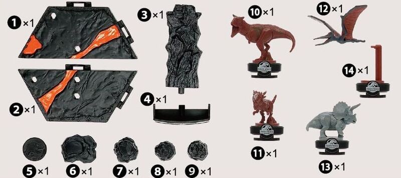 Jurassic World Volcano Quake-Balancing Game (7512) φωτογραφία