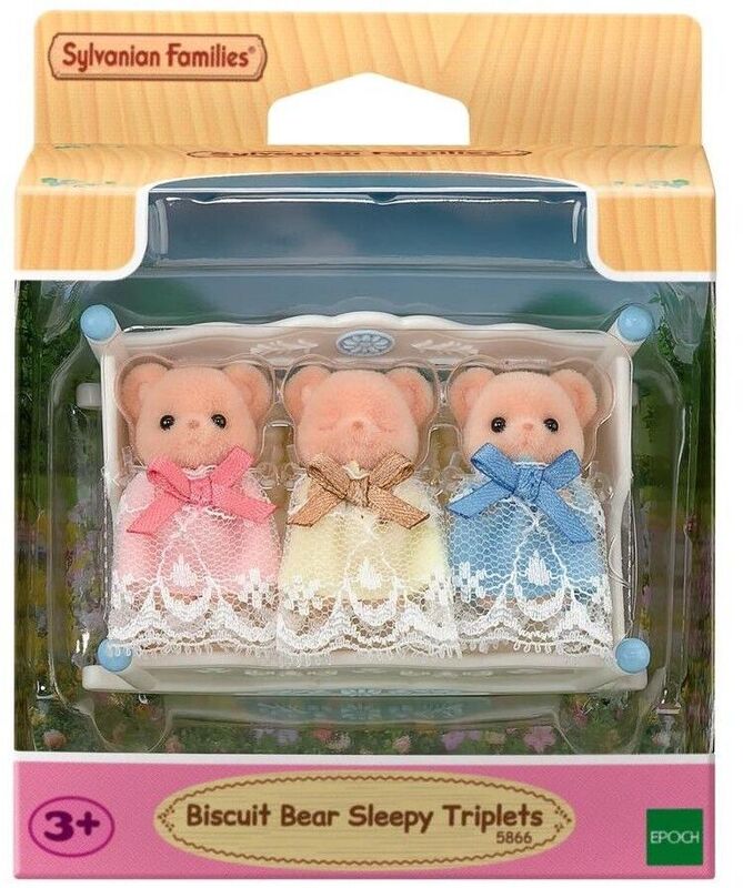 Sylvanian Families Biscuit Bear Sleepy Τρίδυμα Μωρά (5866) - φωτογραφία 2