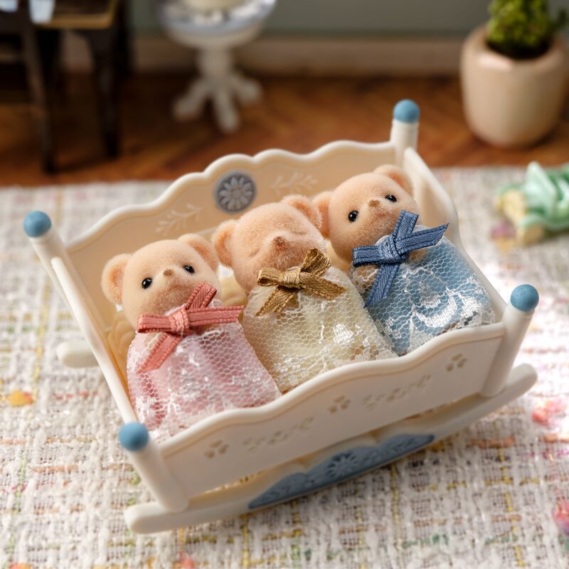 Sylvanian Families Biscuit Bear Sleepy Τρίδυμα Μωρά (5866) - φωτογραφία 5