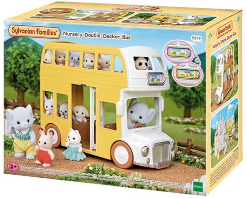 Sylvanian Families Διώροφο Λεωφορείο Βρεφονηπιακού Σταθμού (5879) - φωτογραφία 2
