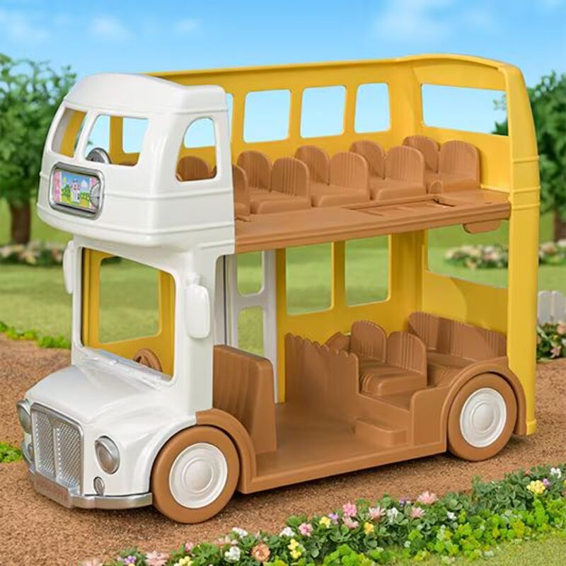 Sylvanian Families Διώροφο Λεωφορείο Βρεφονηπιακού Σταθμού (5879) - φωτογραφία 3