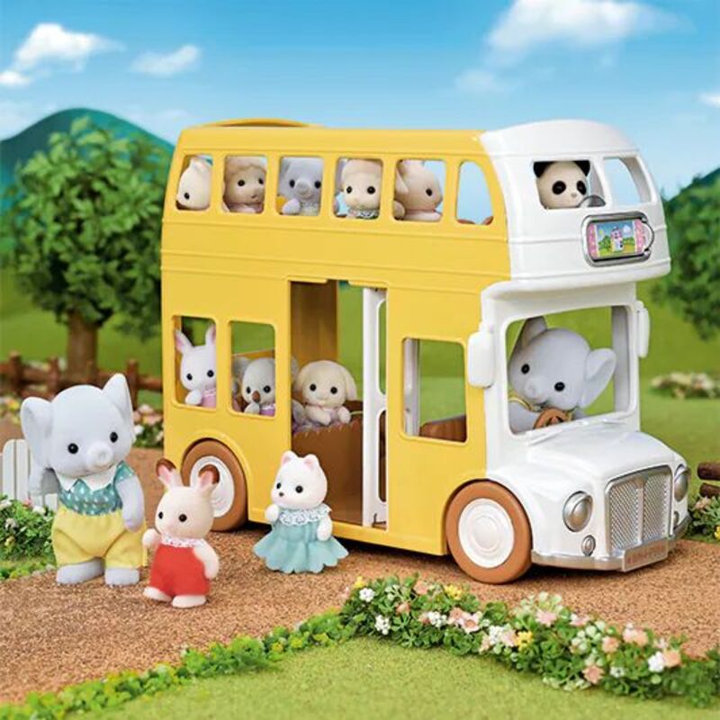 Sylvanian Families Διώροφο Λεωφορείο Βρεφονηπιακού Σταθμού (5879) - φωτογραφία 5
